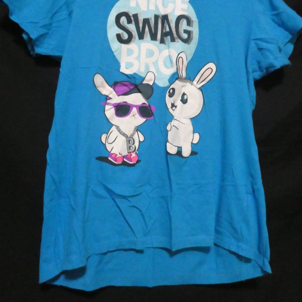 SWS | xl, Extra Large | Blue | Nice Swag Graphic Tee | 100% cotton | BNWOT - Picture 8 of 12